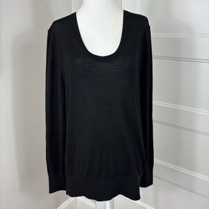 Everlane Black Wool Sweater Size L